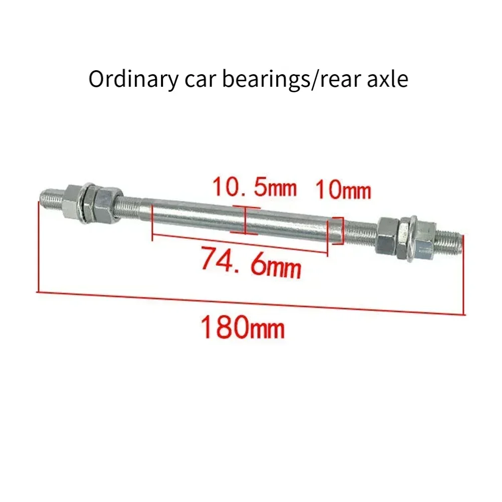 1 conjunto de eixo dianteiro e traseiro para mountain bike, liberação rápida com 6000 rolamentos para 6-8 velocidades, fácil de usar e instalar, acessórios de ciclismo