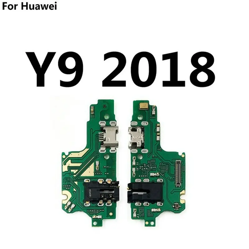 New USB Port Charging Dock Charger Board with Microphone Repair For Huawei Y9 Y7 Y6 Pro Y5 Prime 2019 2018 2017