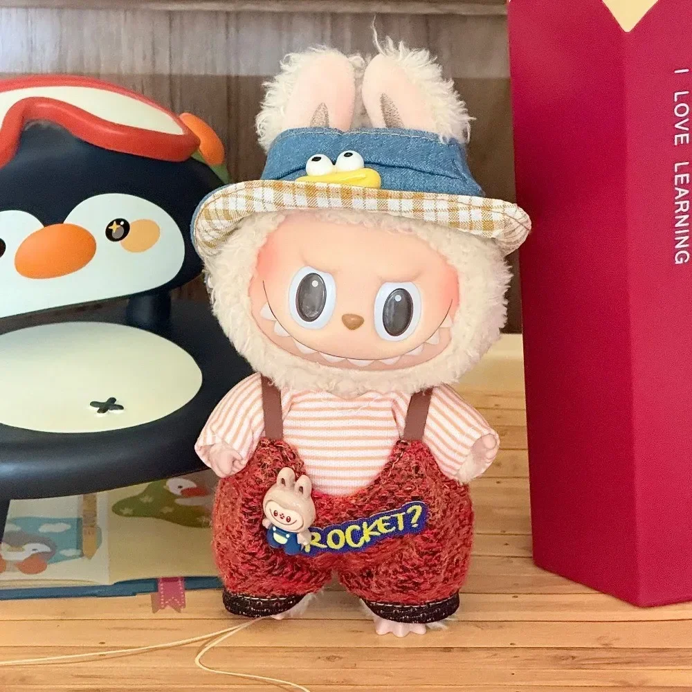 Set di vestiti casual carini per accessori per vestiti da vestire fai da te per bambole in vinile Labubu da 17 cm