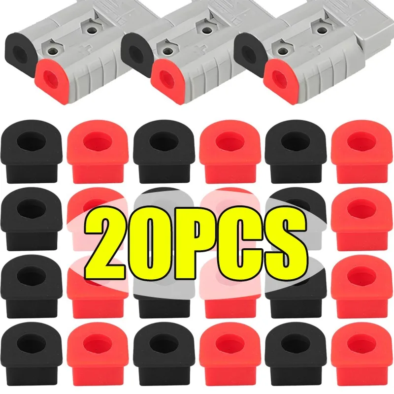 

Battery Power Connector Dust Cover Cap Silicone Waterproof Protector Boot For Forklift Winch Solar Panel Caravan Electrical Kit