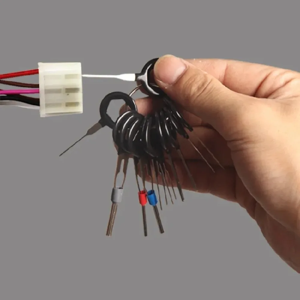 26/38/41/59Pcs Automotive Plug Pullers Car Terminal Removal Repair Tools Electrical Wiring Crimp Connector Pin Extractor Kit