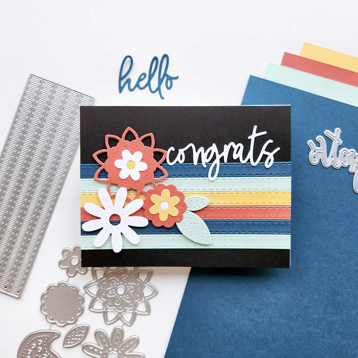 Happy Trail-Ers Gone Camping Peeking Forest Friends Glamper Life Metal Cutting Dies Stamps for DIY Scrapbook Card April 2026 New