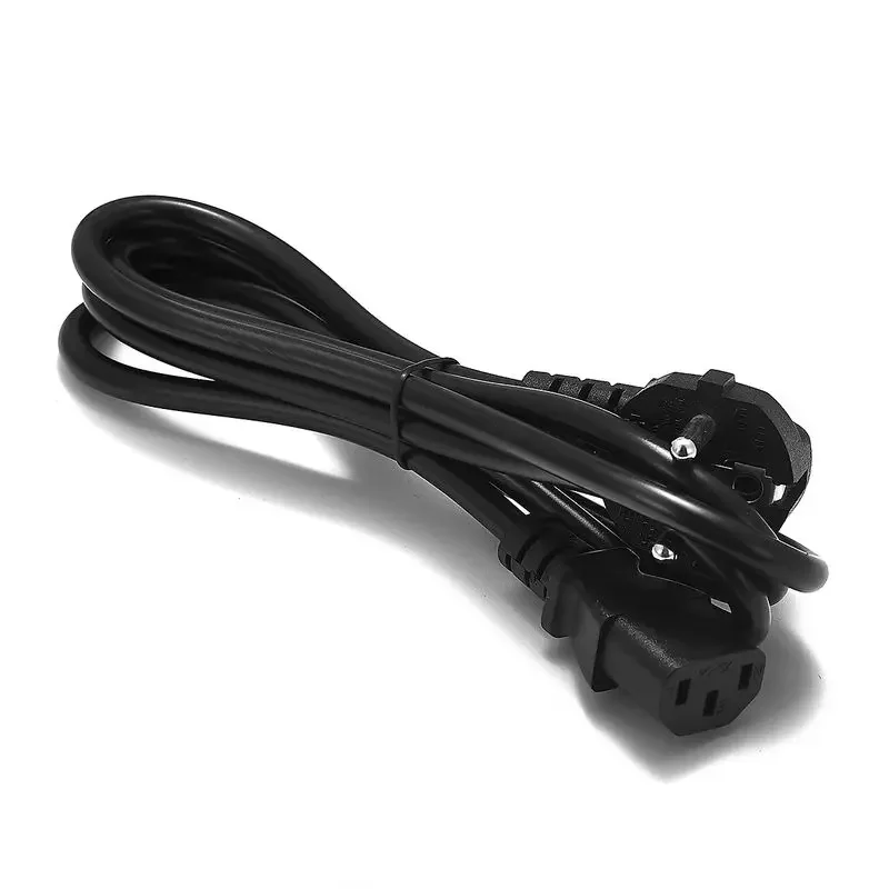 Kabel catu daya Universal IEC C13 EU steker koneksi AC kabel ekstensi daya adaptor untuk PC Monitor komputer Printer