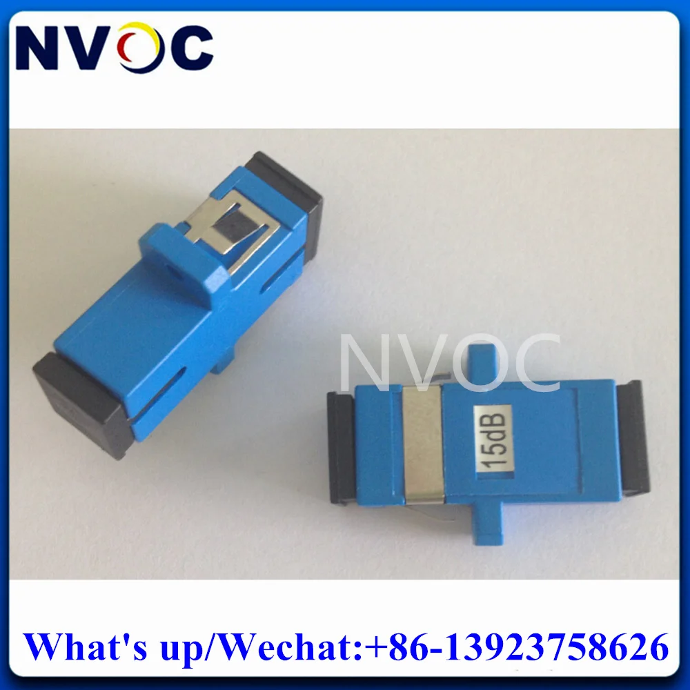 

10Pcs Single Mode,Simplex,SC/UPC Singlemode Fixed Female to Female SC SM SX Fiber Optical Attenuator 3,5,10,15,20 - 25db