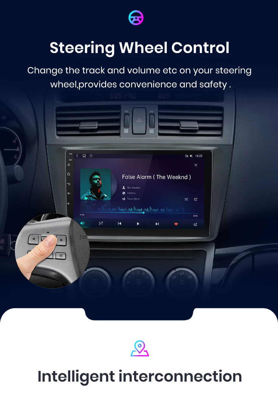 Junsun Carplay Android Auto Autoradio für Mazda 6 Rui Gh 2008 - 2015 GPS Intelligente Systeme Stereo Multimedia Autoradio – Detail 13