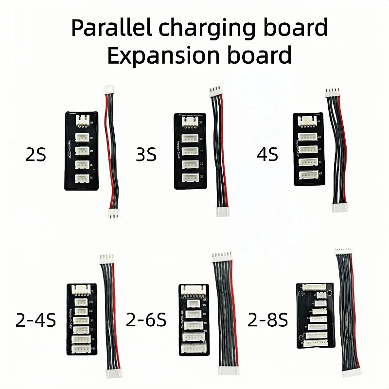 2S 3S 4S 2-6S 2-8S Lipo Parallel Balanced Charging Board XT60 Plug For RC Battery Charger B6AC Parallel Charging Plate Board