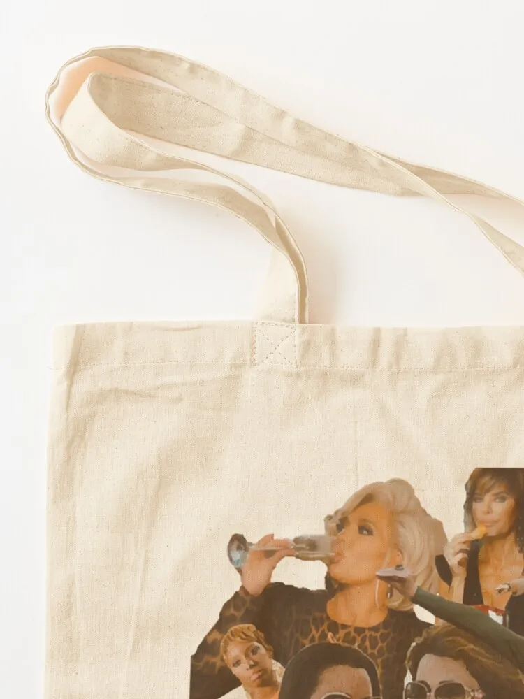 REAL HOUSEWIVES COLLAGE95 Tote Bag Women's tote bag Canvas bag for women shopping trolley canvas shopping