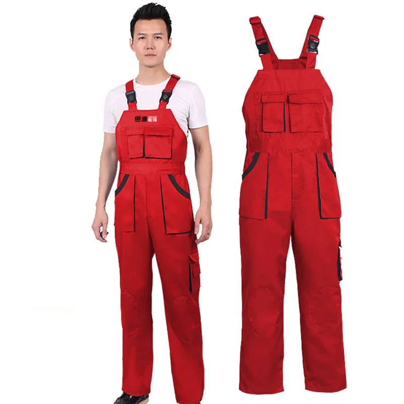 メンズ作業オーバーオール修理工作業服オーバーオール作業服男性メカニック用大型作業服ジャンプスーツ男性用
