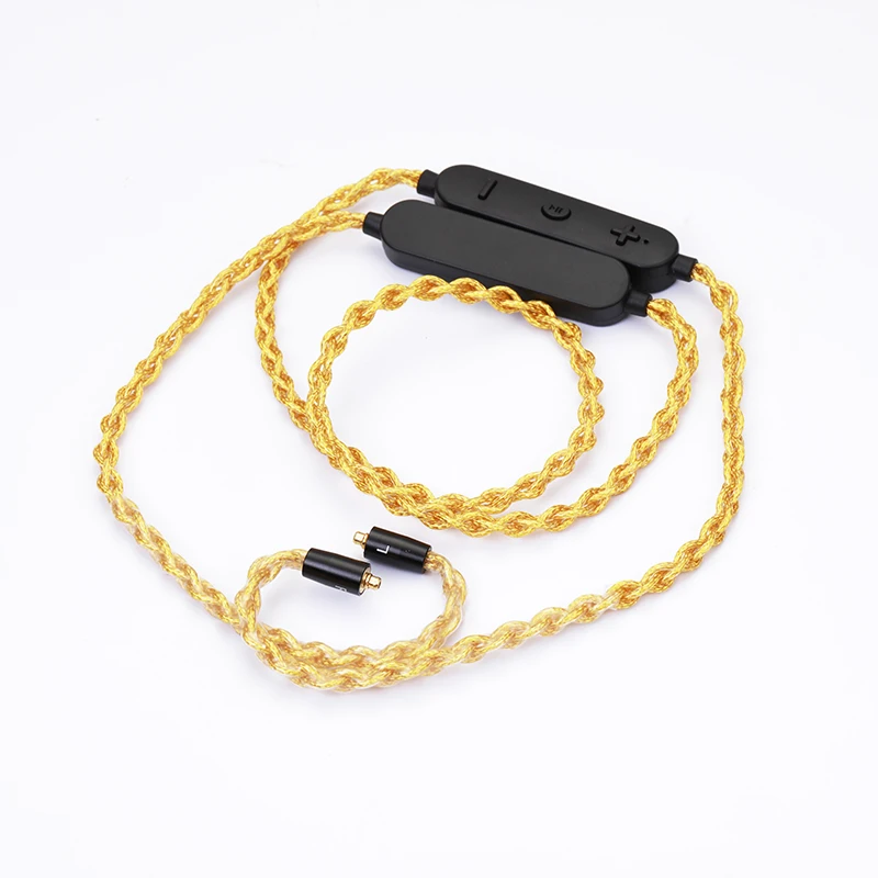 

7N single gold copper plated Bluetooth 5.2 lossless ldac upgrade cable APTXHD IE80 IE900 MMX 0.78 ie300 ie400 in70