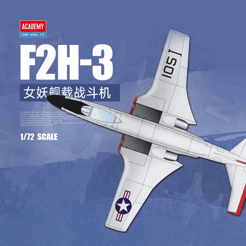 

Набор для сборки самолета академии, модель 12548 F2H-3 VF-41, черный Aces, 1/72