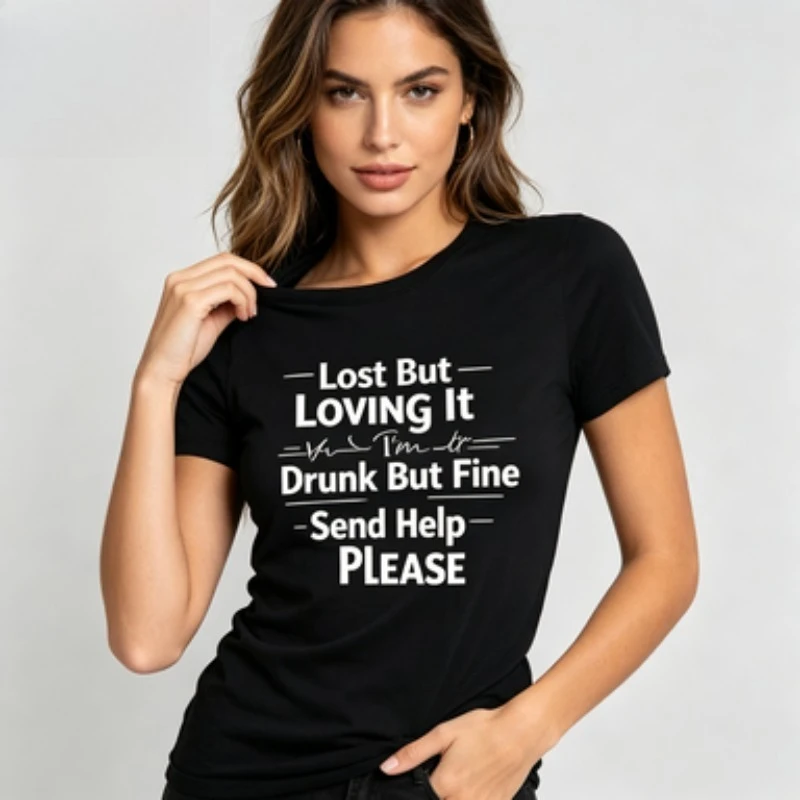 Funny Friend Group T-shirts If Lost or Drunk Please Return To Friend Matching Girl Group T-Shirt Girls Weekend Party Besties Tee