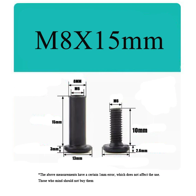 Kalosse M8 Bike Rear Shock Screws For DNM/Rockshox Suspension Bike Lockable Bolts Stainless Strong Screws