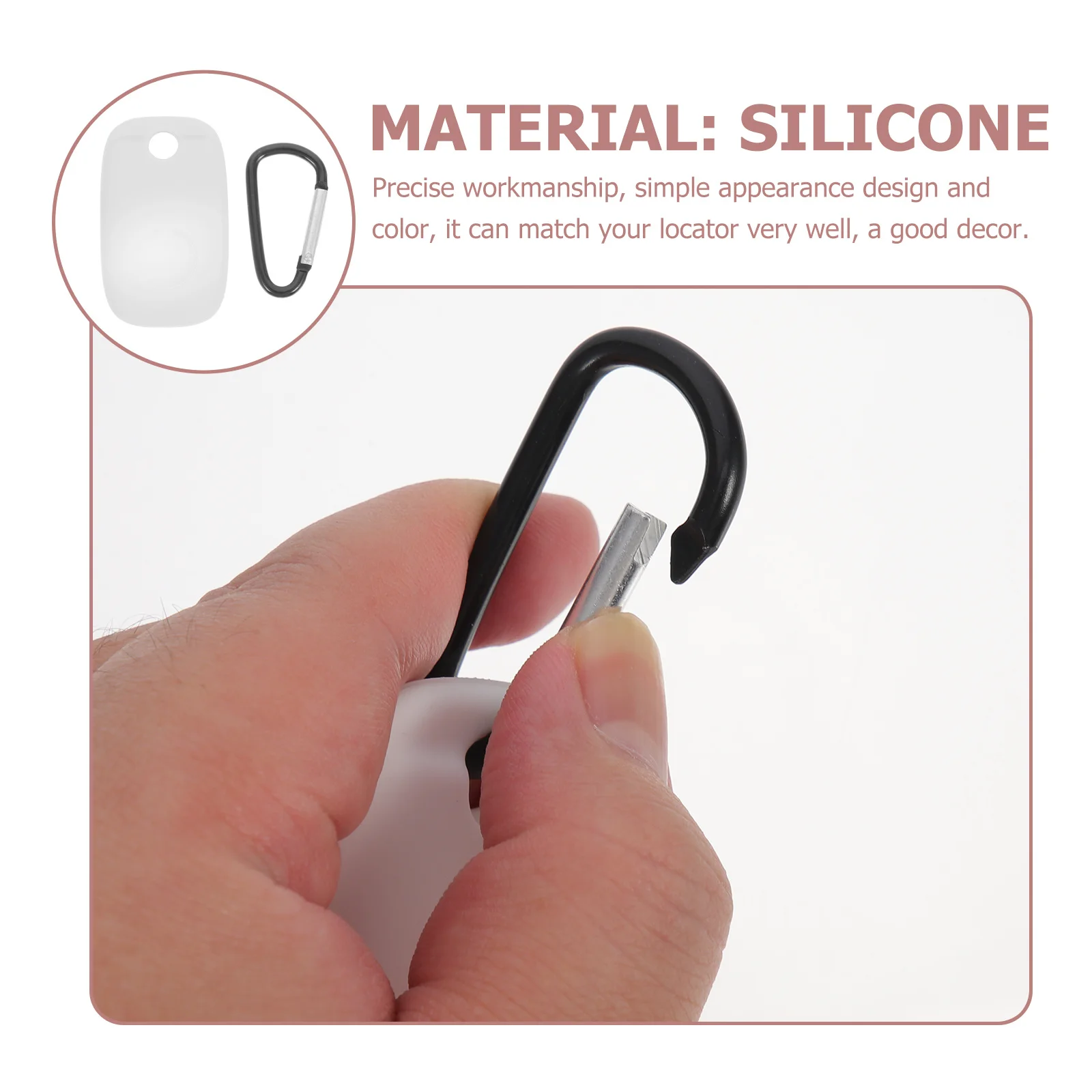 2 قطعة غطاء سلسلة المفاتيح سيليكون لواقي المقتفي حافظة بسيطة متينة ملحق الغطاء الواقي للبلاط #6
