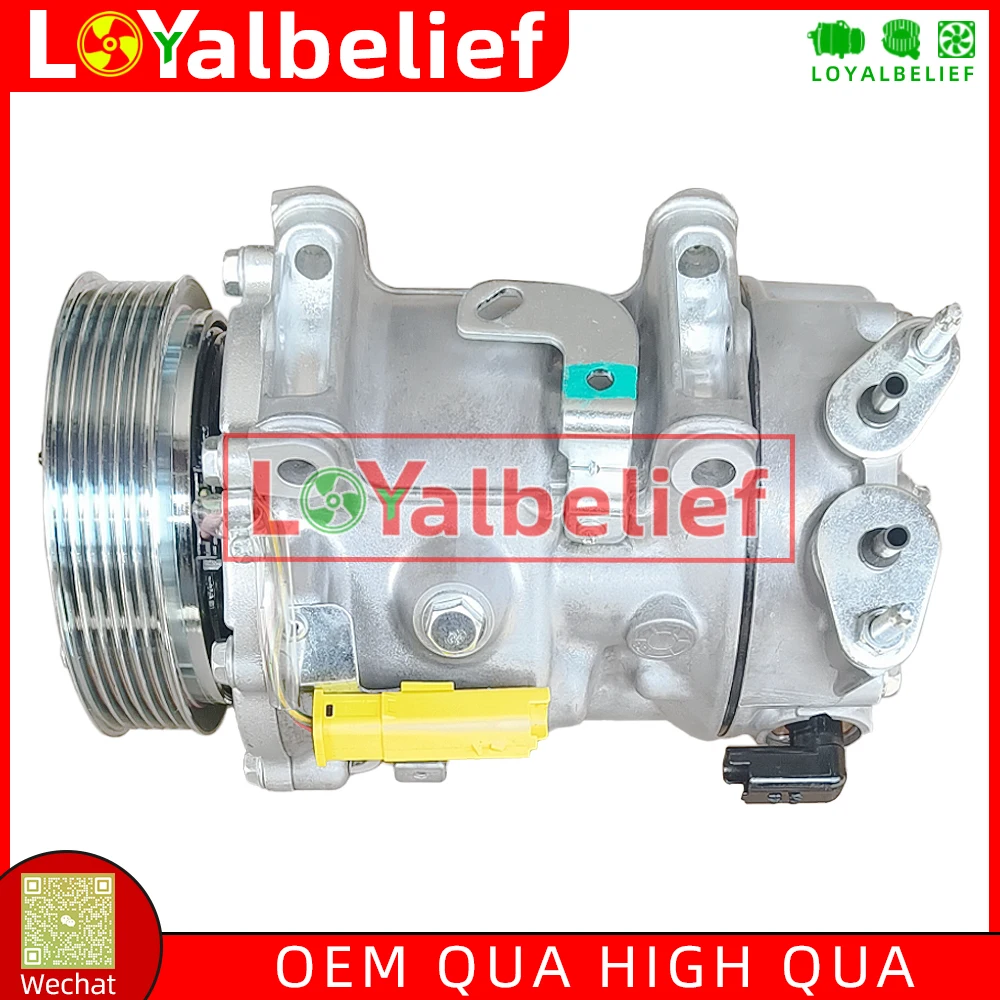 

Auto 9822826880 AC Compressor For PEUGEOT 3008 5008 207 208 308 508 / CITROEN C3 C4 C5 DS3 1.4 1.6 SD7C16 9651910980 9688354080