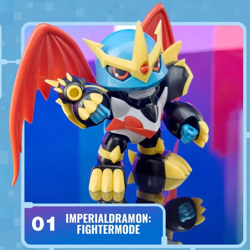 Bandai Plabokko Digimon Vol 2 Blind Box Assemble Model Mini Figure Anime Collectible Desktop Ornament Building Kit Toy Gift