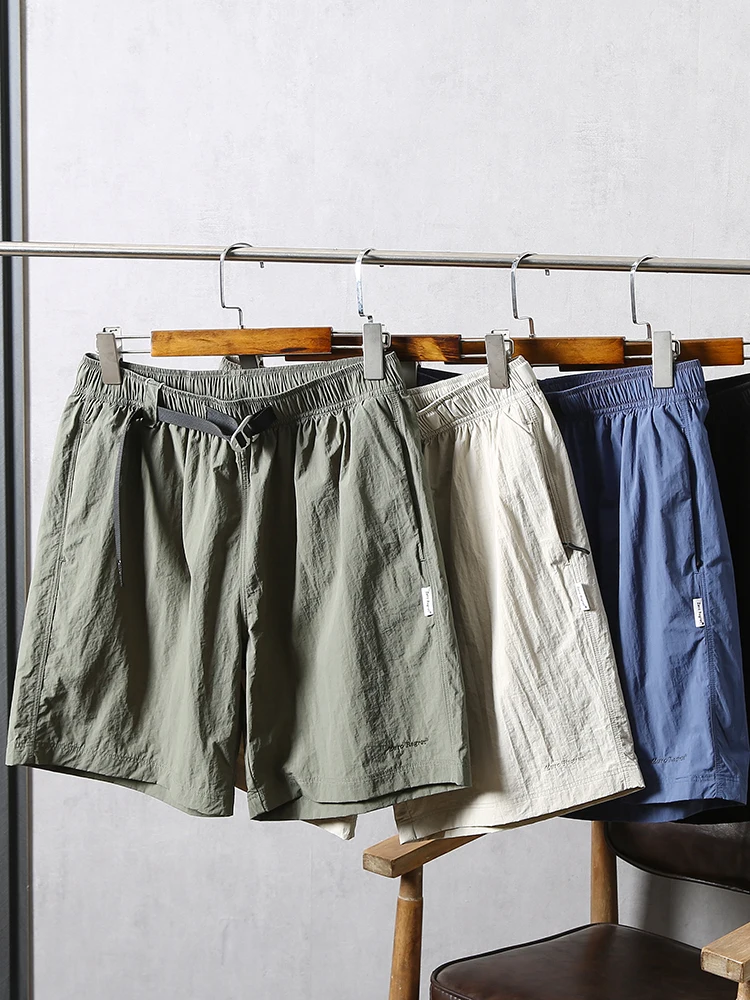 Functional Lightweight Outdoor Men's Summer Trendy Brand Waterproof Breathable Quick Dry  Color Shorts Sports Pants