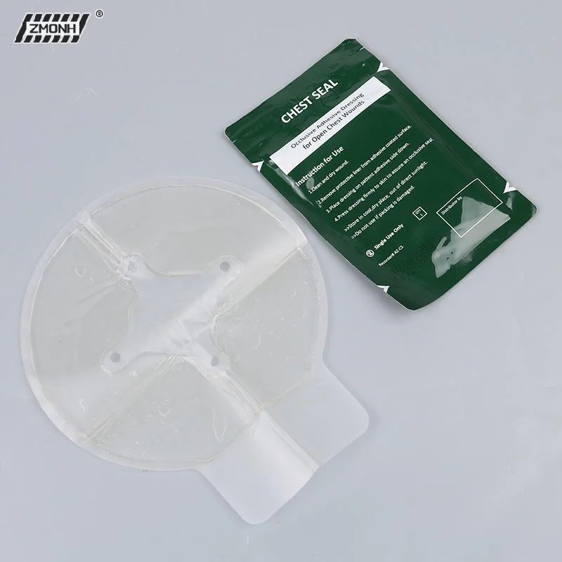 

[H]Safety Survival Emergency Trauma Sticker Chest Seal Vented First Aid Patch Outdoor Tool