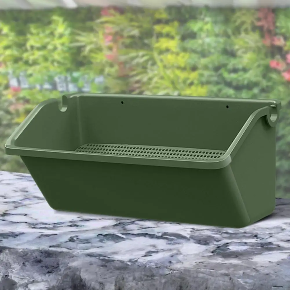 New Wall mounted plastic flowerpot vertical green plant wall layout tool wall mounted multi-layer stacked outdoor planting pot