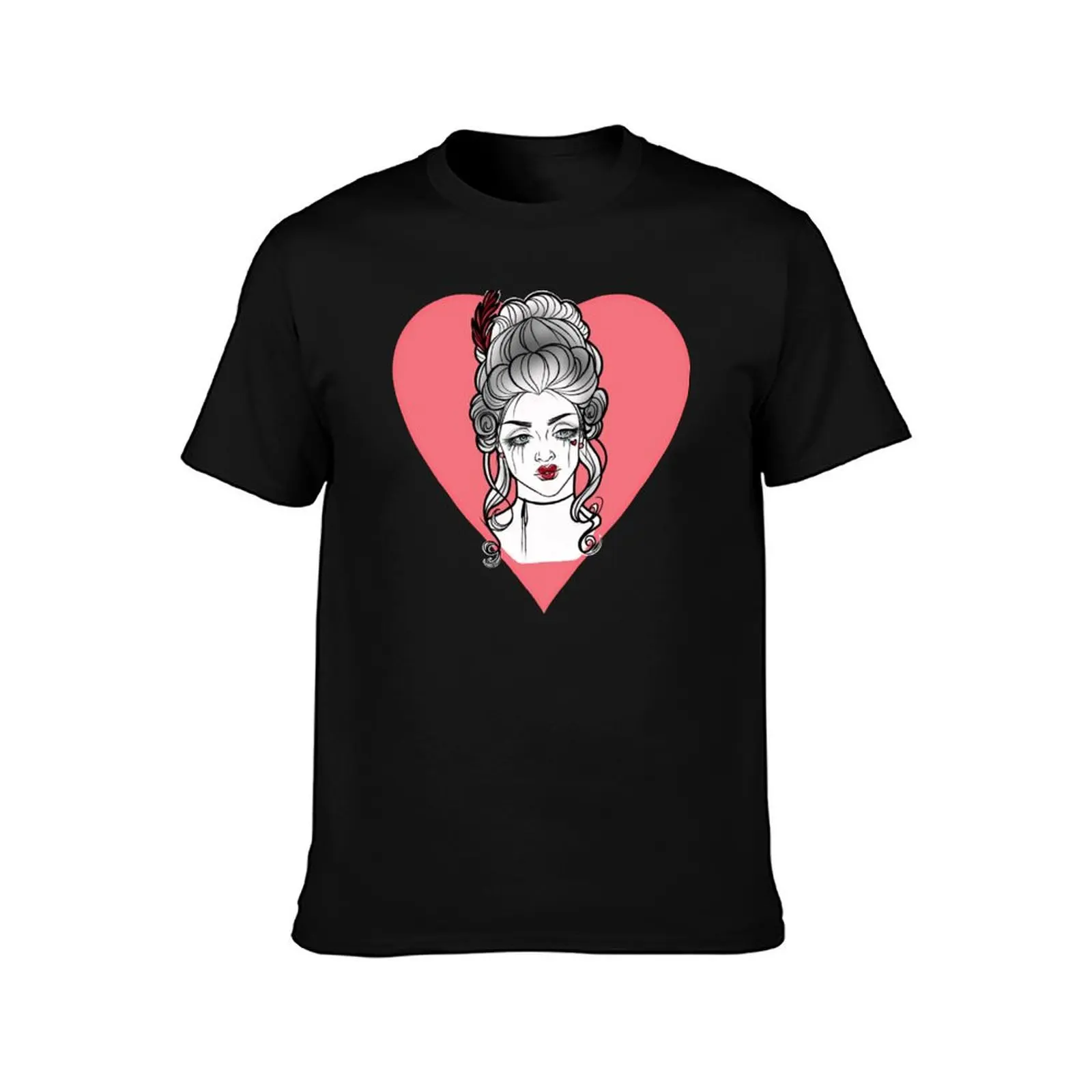 Baroque Bi$hes - Moody T-Shirt Summer Casual Cotton Tee Oversized Streetwear Tops Vintage Graphic Print Unisex Men Women