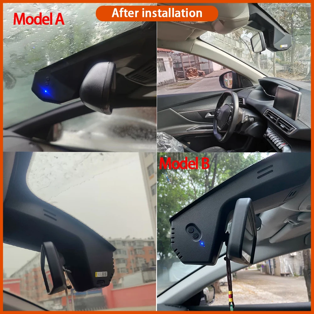 for Peugeot 508 R83 3008 P84 5008 P87 Citroen C4 C5 Aircross Video Recorder 4K DVR Dash Cam Wifi OEM Front Camera 170 Wide Angle