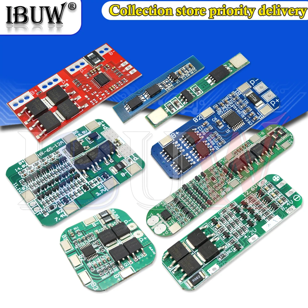 1 SZTUK 1S 2S 3S 4S 5S 6S 3A 20A 30A Akumulator litowo-jonowy 18650 Ładowarka PCB BMS Płytka ochronna do silnika wiertarki Moduł ogniwa Lipo