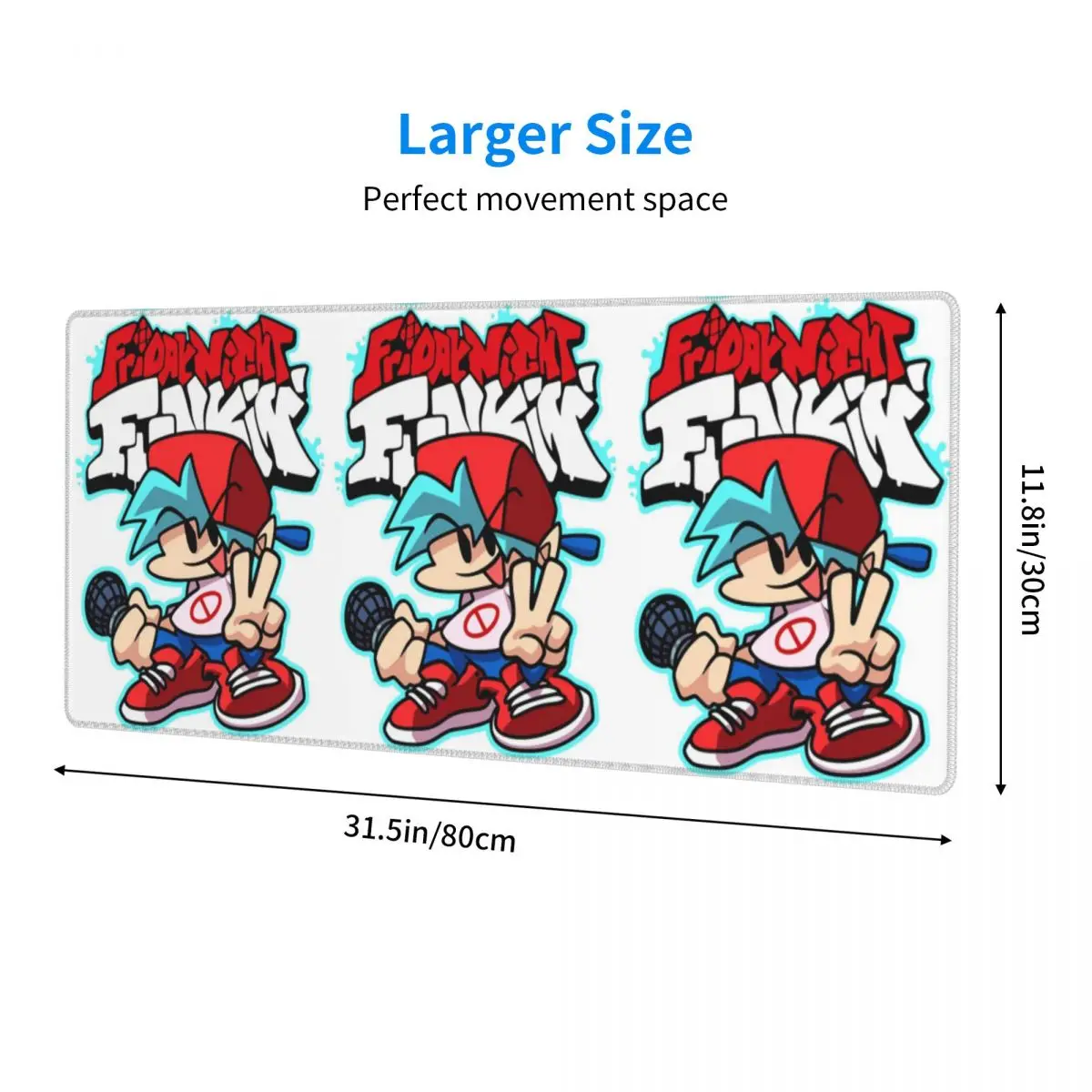 Large Mouse Pad Friday Night Funkin Gamer PC Laptop Mats Keyboard Carpet Computer Gaming Office Accessories Desk Mat