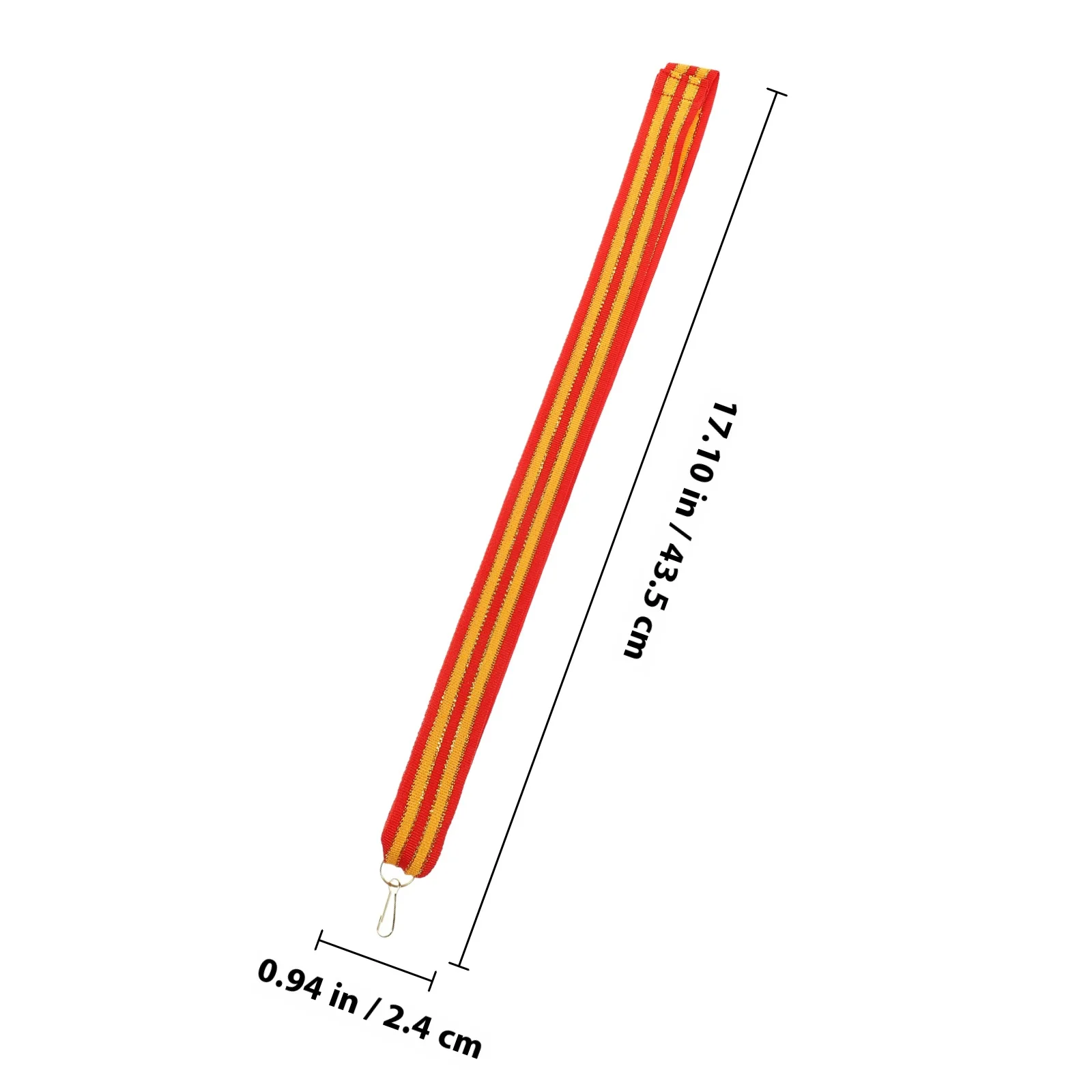 12 قطعة أشرطة ميدالية أحمر أبيض جائزة اسهم المنافسة الرياضية حفلة لصالح الرقبة الأشرطة مقصوصة السنانير