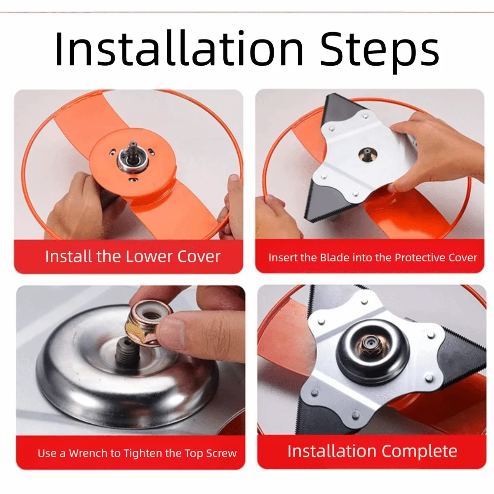 Multifunctional Grass Trimmer Lid Seedling Protection Lightweight Lawn Mower Blades Protector Grass Trimmer Cover