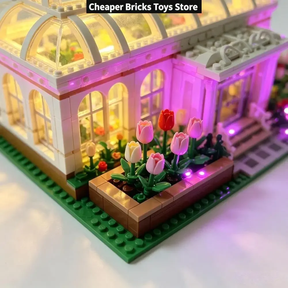 Advanced Wireless Lighting Kit for The Botanical Garden Add Radiance to Your Display (Exclude Block,Only the Light)