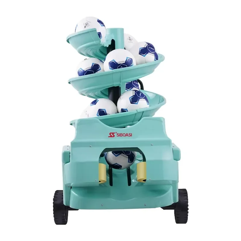 SIBOASI F2101A Soccer Training Practice Machine Football Automatic Keeper Practice Football Machine Launcher