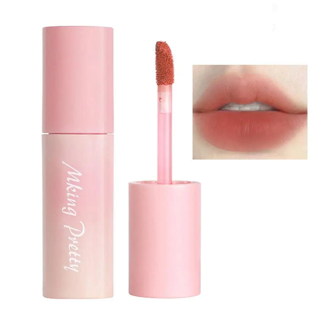 Pintalabios de alto brillo, lápiz labial rojo Sexy, tinte de belleza, maquillaje de mujer, cosmético, A3I4, 6 colores