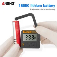 Digital Lithium Battery Testers Capacity ANENG 168Max test Check AAA AA Button Cell Checkered Battery Level Indicator Voltage