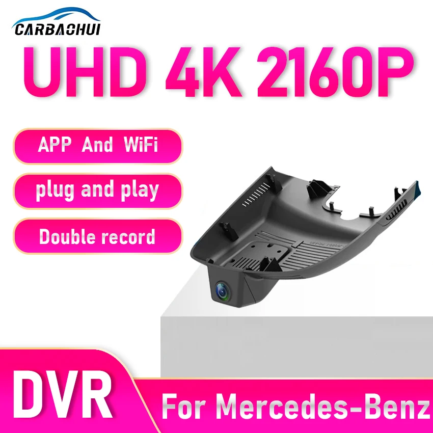 

Plug and Play Car DVR UHD 4K Dash Cam Camera For Mercedes-Benz MB GLA 180 X156 cla 200d w117 CLA200d 136PS w176 GLA180 2015-2019