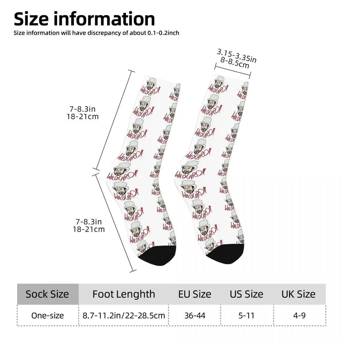 WILDCARD-Bas absorbant la sueur Harajuku, chaussettes longues toutes saisons, accessoires pour hommes et femmes, cadeaux