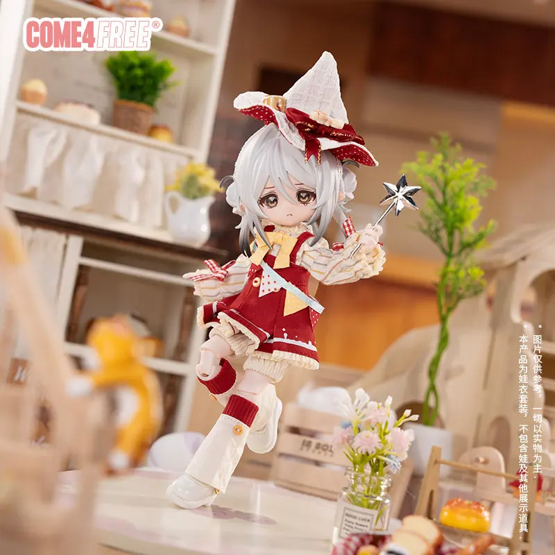 New Come4free Ob11 1/12 Bjd Doll Clothes Doll Dress Set Sweet Casual Outfit Doll Replacement Only Clothes No Doll