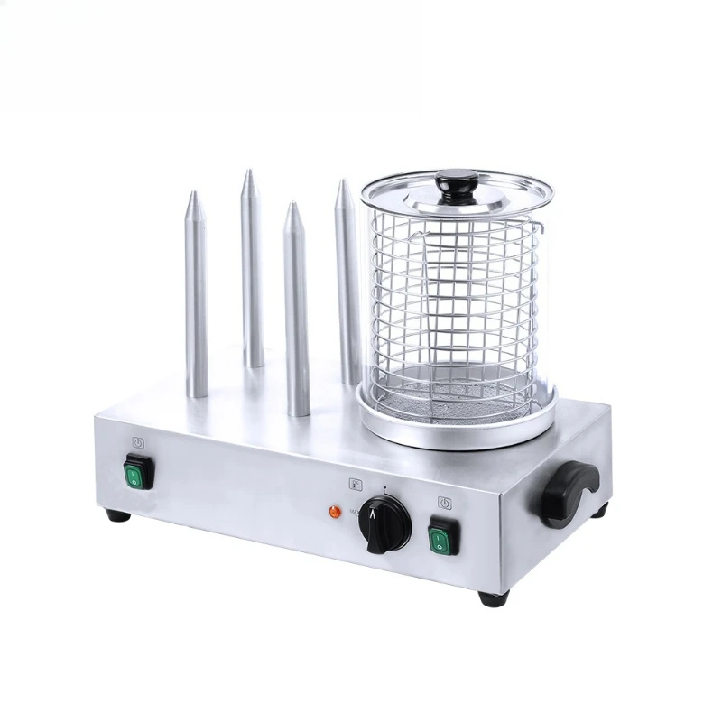 Commercial hot dog steamer stainless steel boiler popular sausage bread heater