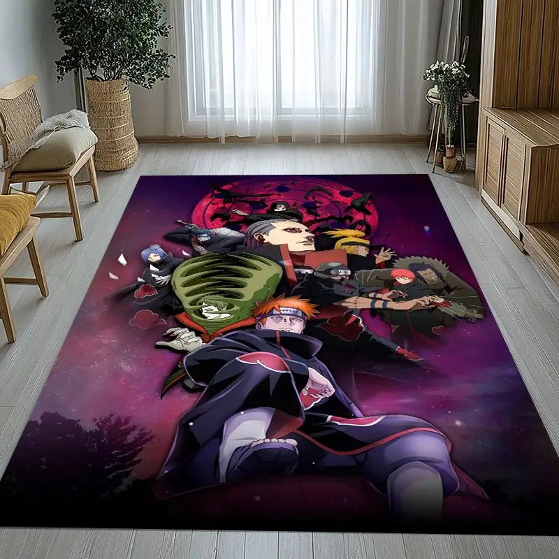 Anime I-Itachis Japan Cartoon Soft Non-Slip Large Area Rug for Living Room,Bedroom Playroom Carpet Mat for Sofa,Home Decor Gift