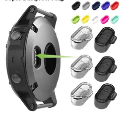 Silicone For Garmin Fenix 7X 7 7S EPIX 6 5 6X 5X 6S Dust Plug Protective Caps For Garmin Forerunner 945 935 965 265 Anti-Scratch