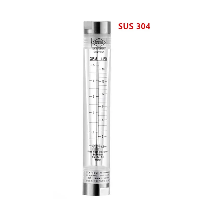 LZM-15G الفولاذ المقاوم للصدأ 304/واجهة مشتركة بلاستيكية مقياس تدفق السائل أنبوب المياه نوع مقياس تدفق الهواء مقياس دوار الغاز