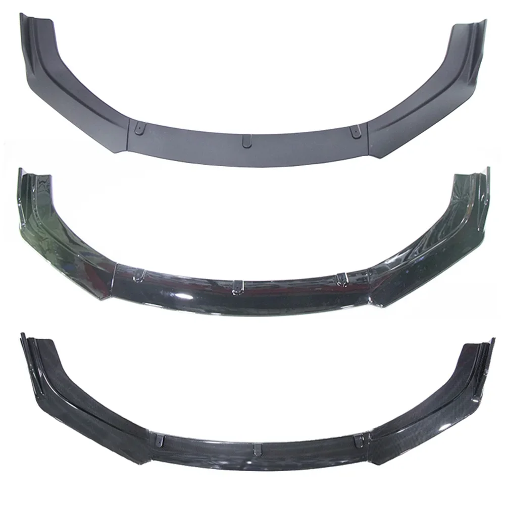 

3PC Universal Chin Bodykit Automotive Three Section Front Shovel Car Front Bumper Lip Delantero For BMW f10 f40 Mazda Lancer
