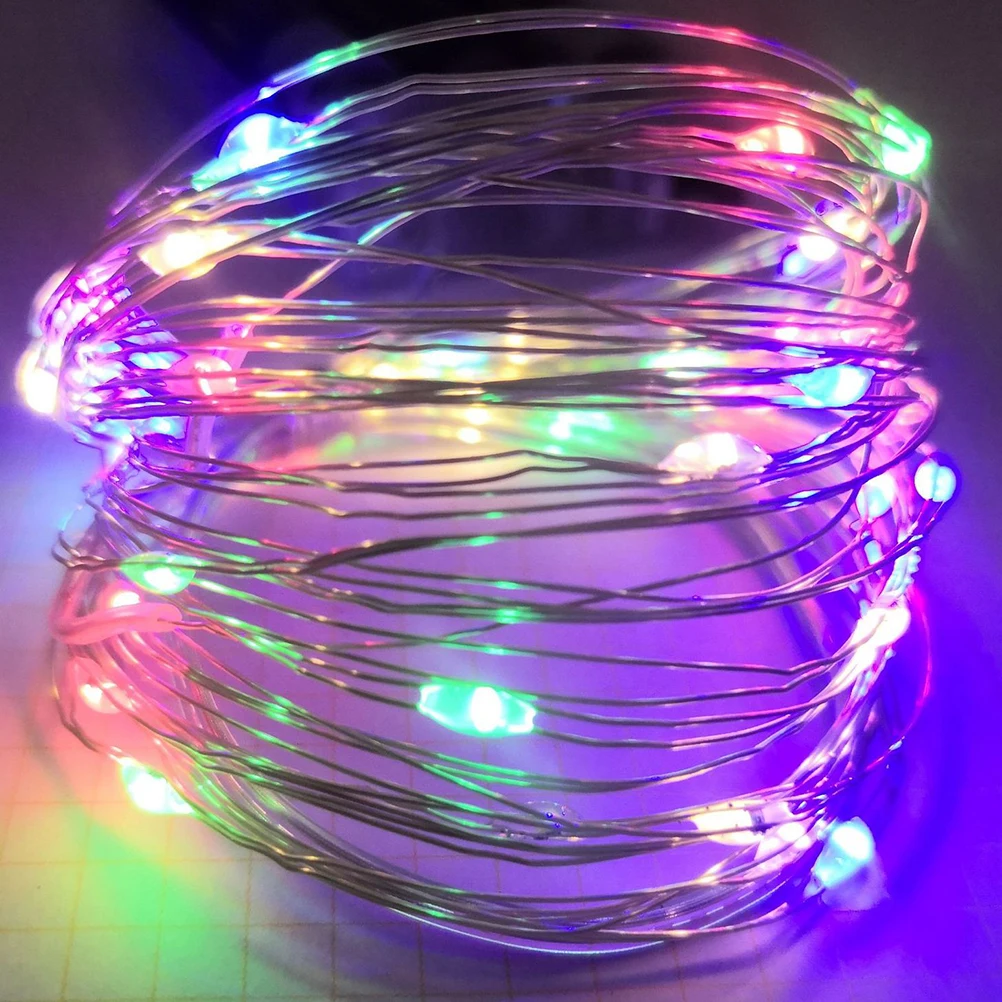 4 قطعة أضواء LED الجنية مقاوم للماء عمر طويل ضوء الزخرفية لحديقة غرفة نوم المهرجانات في الهواء الطلق أضواء الجنية #3