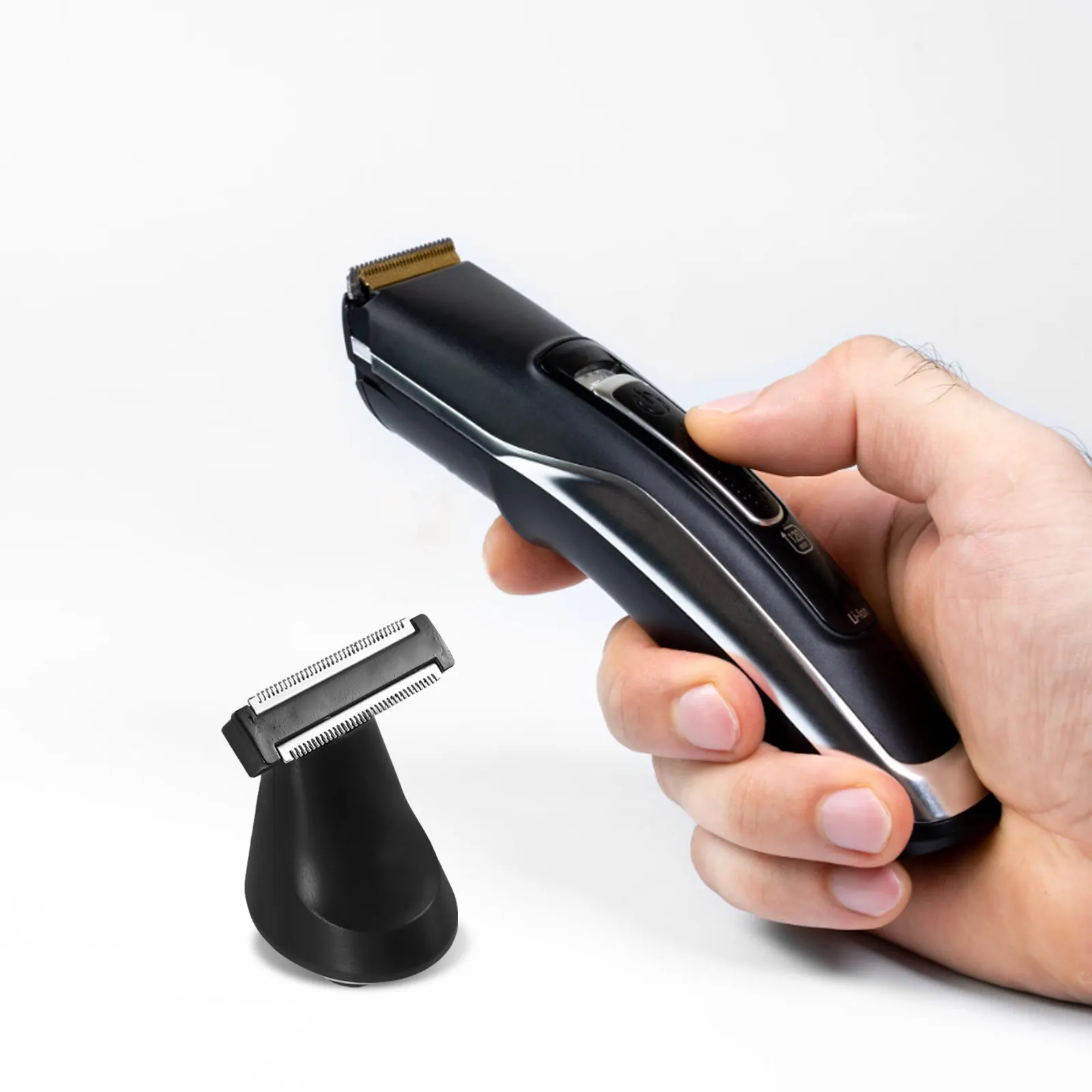 

Сменная насадка для электробритвы, прецизионный триммер, легко устанавливается, для ухода за волосами на теле, совместим с различными моделями.