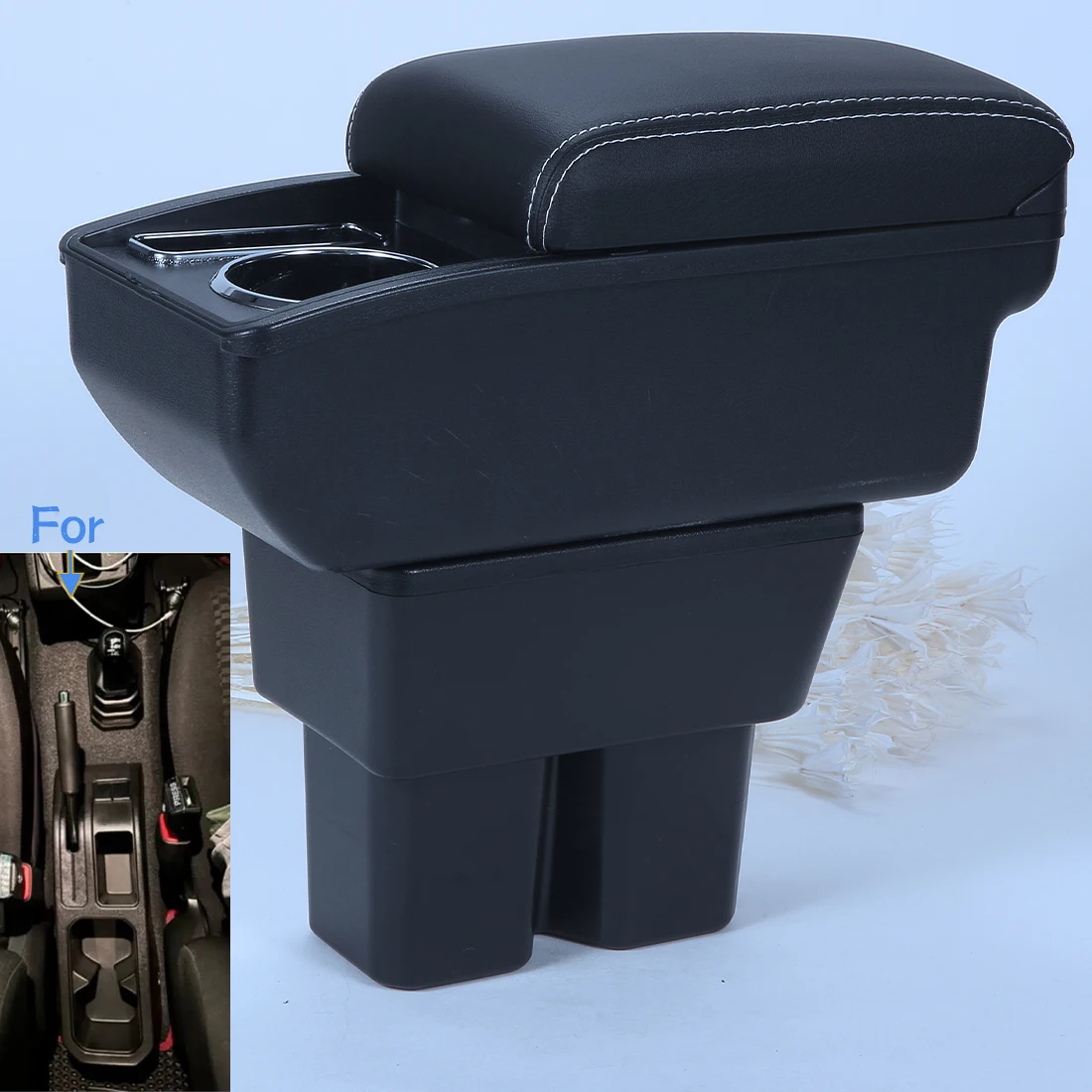 

For Suzuki Jimny Armrest Box For Suzuki Jimny JB74 Car Armrest 2019-2024 Storage Box Cup holder Retrofit Interior Car Accessorie