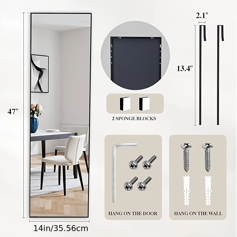 Thumbnail 4 - #4 Newest Floor Mirrors
