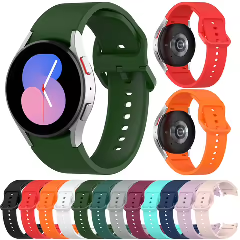 20mm Watch Strap for Samsung Galaxy Watch 4/5/6/7/FE Watch4 Watch6 Classic 5 5 Pro Smartwatch Correa Color Bracelet Accessories