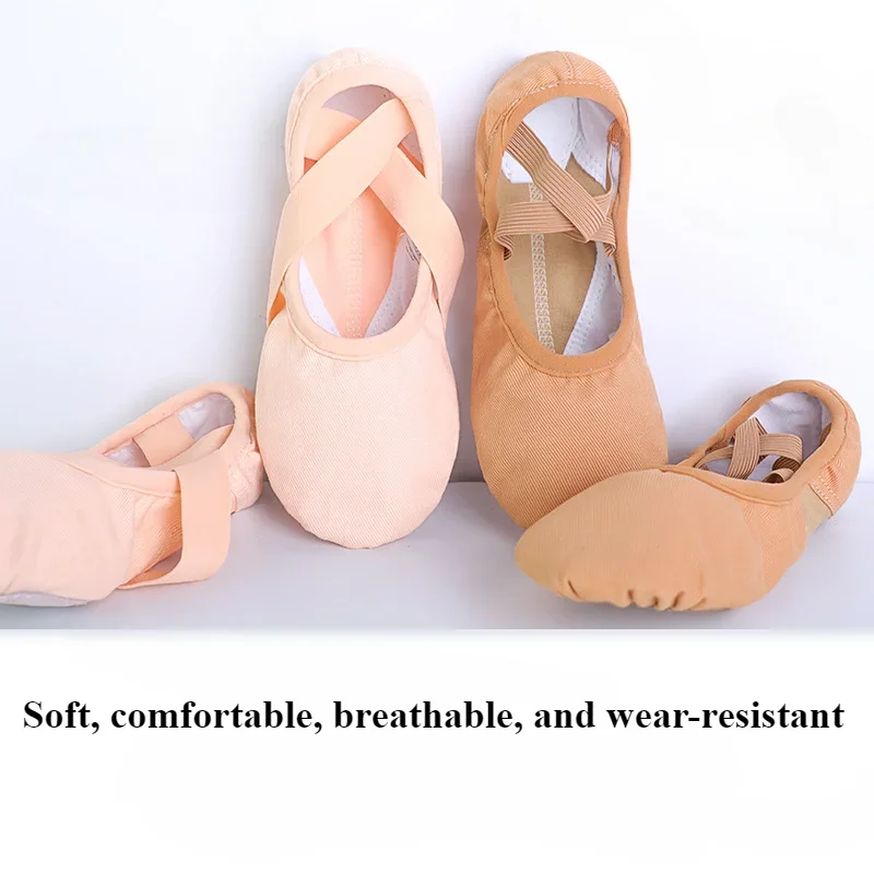 Elastic Instep Dance Shoes Female Adult Male Soft-soled Practice Shoes Lace-up Yoga Cat Paw Shoes Children's Dance Shoe