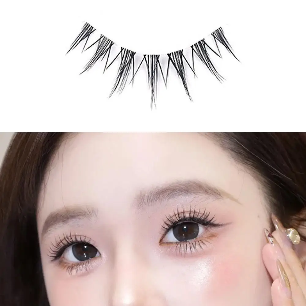 Wimperverlenging Cross Nature Lash Lang zacht haar Duidelijke steel Valse wimpers Herbruikbare cosmetica Oogmake-up Wimpers Clusteres