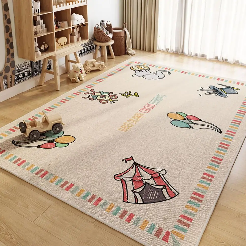 VIKAMA Children's Room Carpet, Living Room, Study, Toy Reading Area, Baby Crawling Mat, Play Mat, Home Decoration view 2