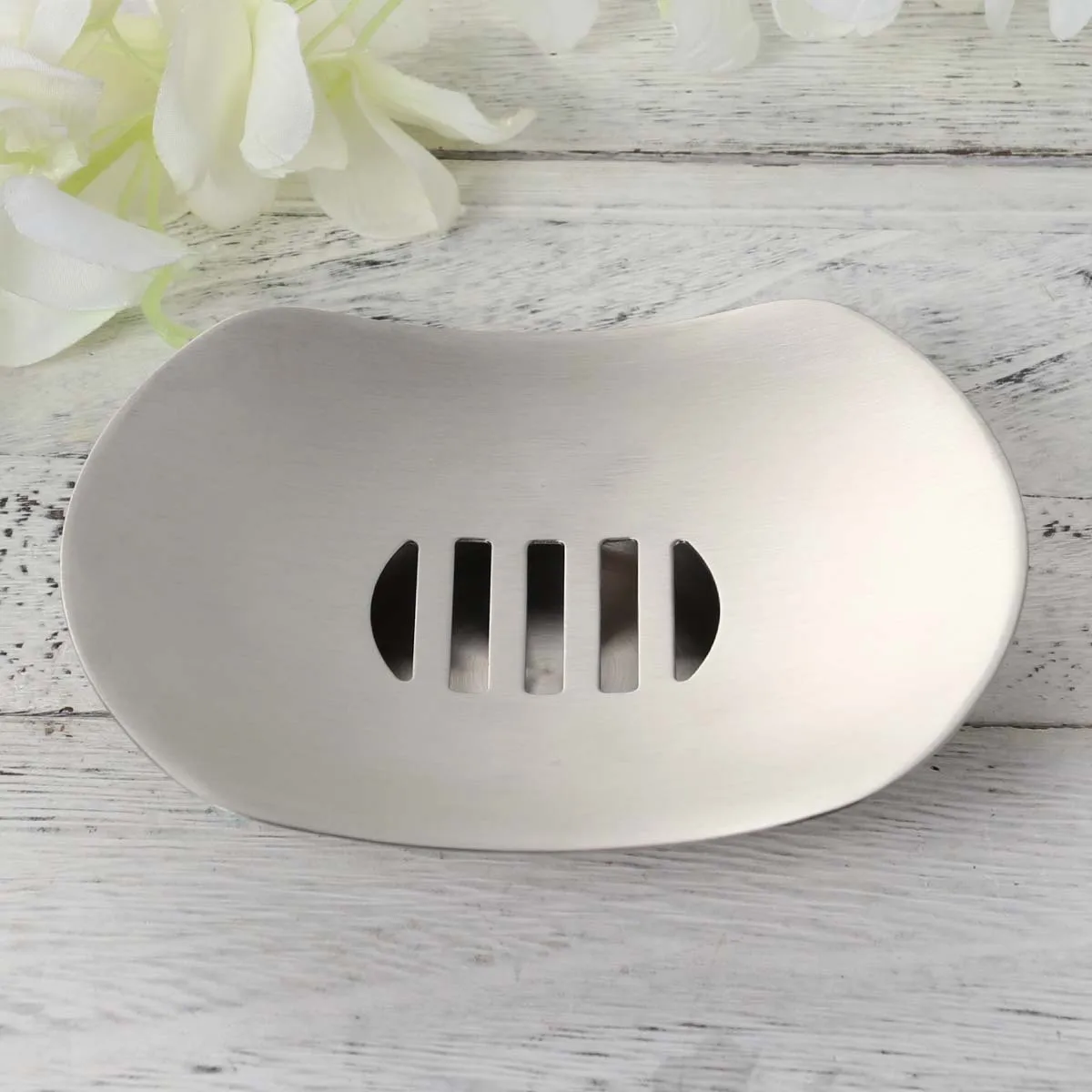 

Stainless Steel Soap Box Dual Layer Frosted Soap Dish Rust Proof Drainage Design For Bathroom Kitchen Shower Use