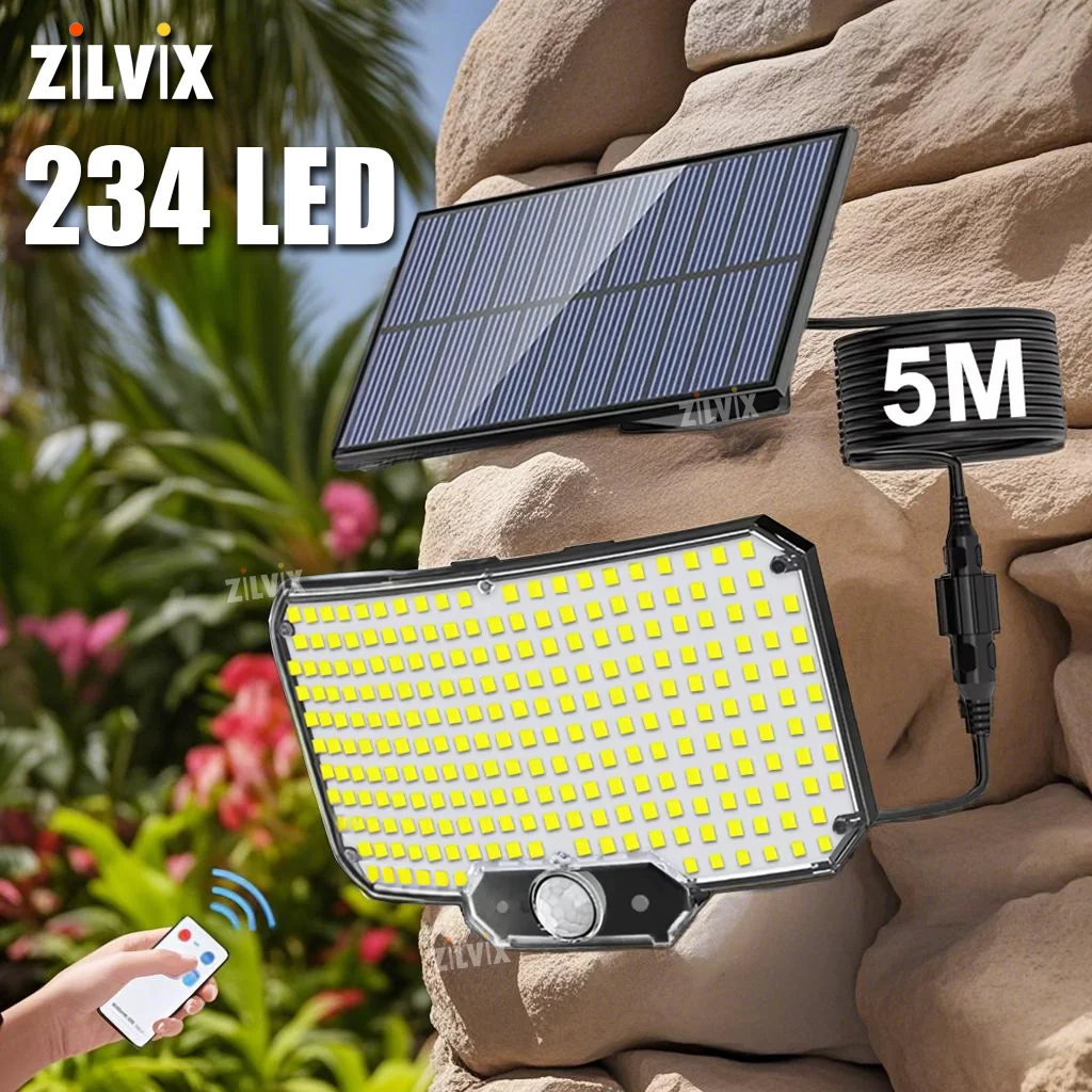 

Zilvix LED Solar Outdoor Lights Motion Sensor Super Bright Remote Wall Flood Lamp Security Waterproof Patio Garden Garage 1~2pcs